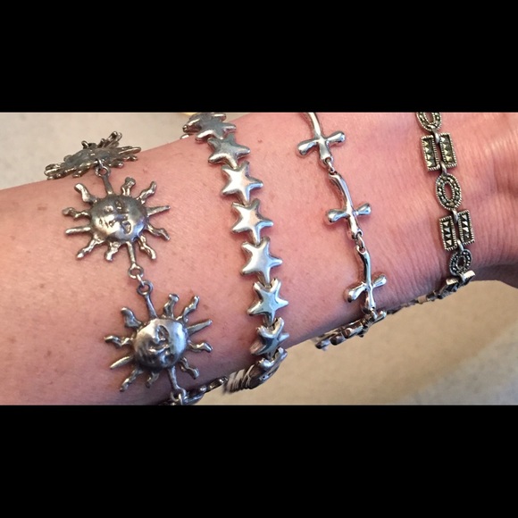 Sterling bracelets (Three) - Picture 2 of 6